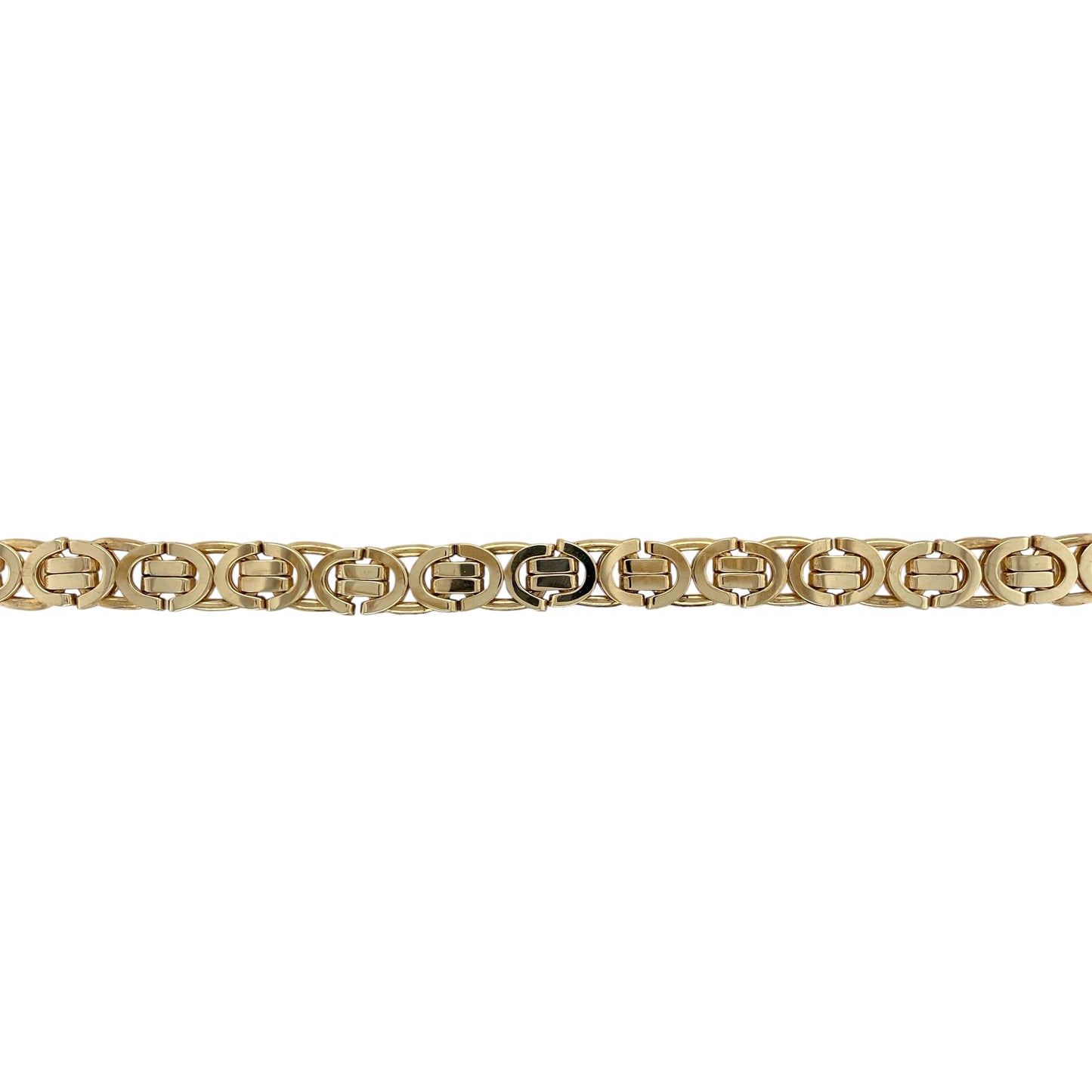 9ct Gold 22" Byzantine Style Chain