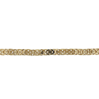 9ct Gold 22" Byzantine Style Chain