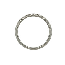 Load image into Gallery viewer, 18ct White Gold &amp; Diamond Set Two Row Band Ring
