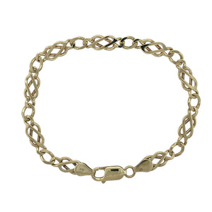 9ct Gold 7.5" Celtic Knot Bracelet