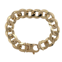 Load image into Gallery viewer, 9ct Solid Gold 9&quot; Curb Bracelet

