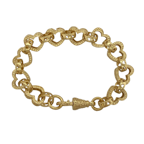 New 925 Silver Heavily 9ct Gold Plated 7.5