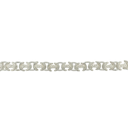New 925 Solid Silver 24" Byzantine Chain
