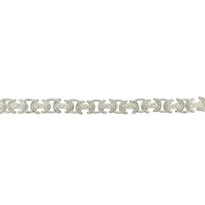 New 925 Solid Silver 24" Byzantine Chain