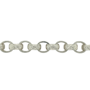 New 925 Solid Silver 26" Patterned Belcher Chain 232 grams