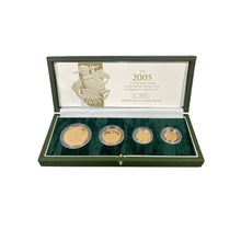 Load image into Gallery viewer, 2005 United Kingdom Gold Proof Four Coin Sovereign Collection
