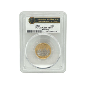 2020 VE Day 75th Anniversary Gold Sovereign Deluxe Set