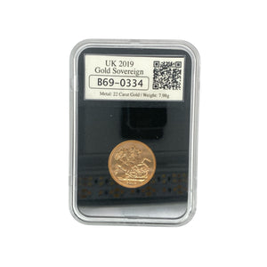 2019 22ct Gold Full Sovereign Queen Elizabeth II