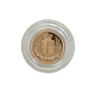 2002 United Kingdom 22ct Gold Proof Half Sovereign