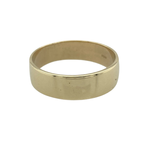 9ct Gold 6mm Wedding Band Ring