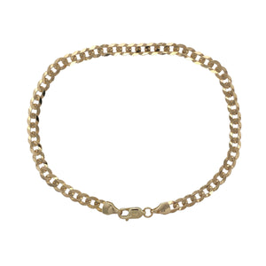 9ct Gold 8.5" Curb Bracelet