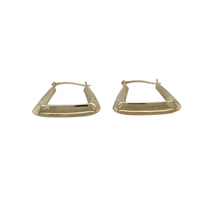 Bring playful style and golden shine to your collection with these pre-owned 9ct yellow gold handbag creole earrings—a fun twist on a classic design.

Design: Each earring features a handbag-shaped creole style, offering a unique and eye-catching look.
Material: Made from 9-carat yellow gold, the polished finish enhances the warm tone and highlights the distinctive shape.
Earring Detail: Lightweight and versatile, these earrings add a touch of personality while remaining easy to wear every day.
