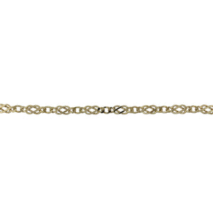 9ct Gold 24" Celtic Knot Link Chain