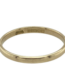 Load image into Gallery viewer, 9ct Gold 2mm Wedding Band Ring
