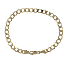 Load image into Gallery viewer, 9ct Gold 8&quot; Curb Bracelet
