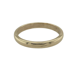 9ct Gold 3mm Wedding Band Ring