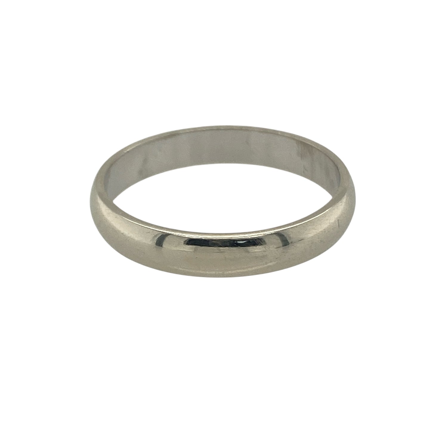 9ct White Gold 3mm Wedding Band Ring
