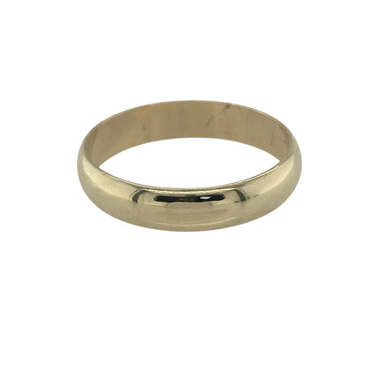 9ct Gold 4mm Wedding Band Ring