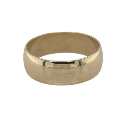 9ct Gold 7mm Wedding Band Ring