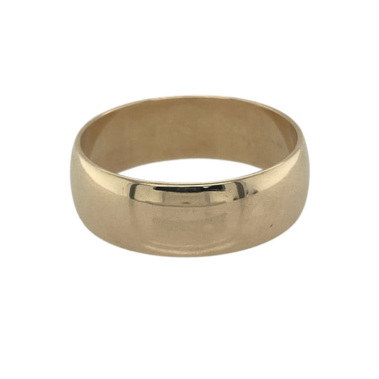 9ct Gold 7mm Wedding Band Ring