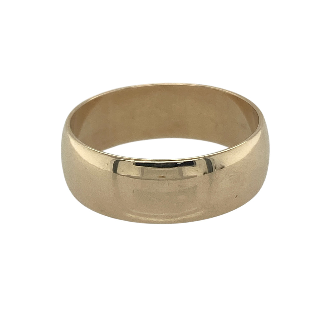 9ct Gold 7mm Wedding Band Ring