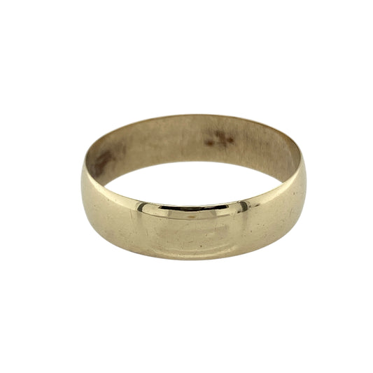9ct Gold 6mm Wedding Band Ring
