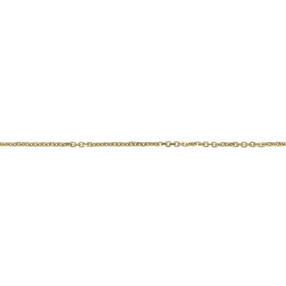 9ct Gold 22" Faceted Belcher Chain
