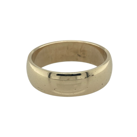 9ct Gold 7mm Wedding Band Ring