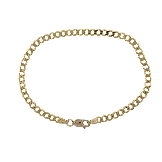 9ct Gold 7.5" Curb Bracelet