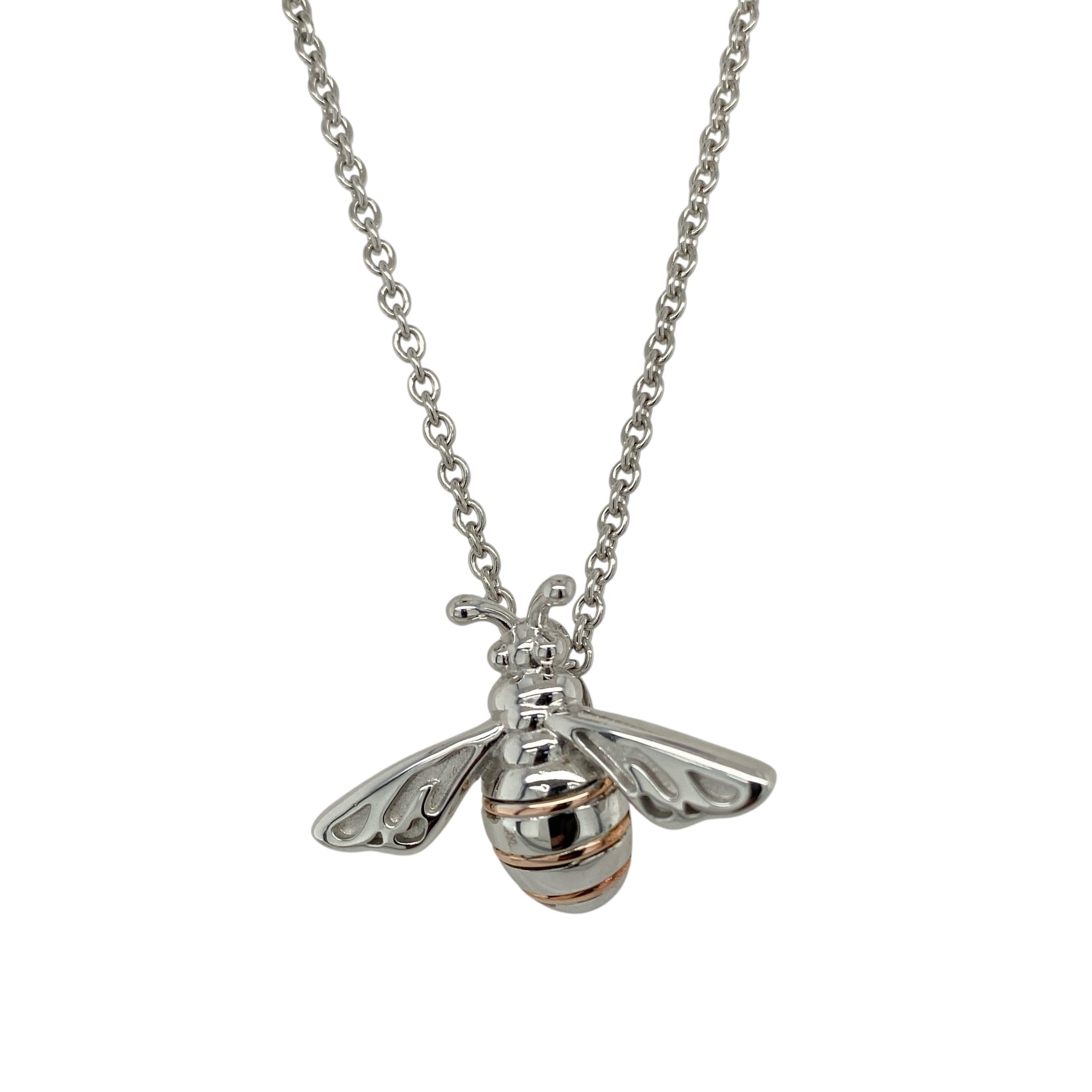925 Silver Clogau Honey Bee 20" - 24" Necklace