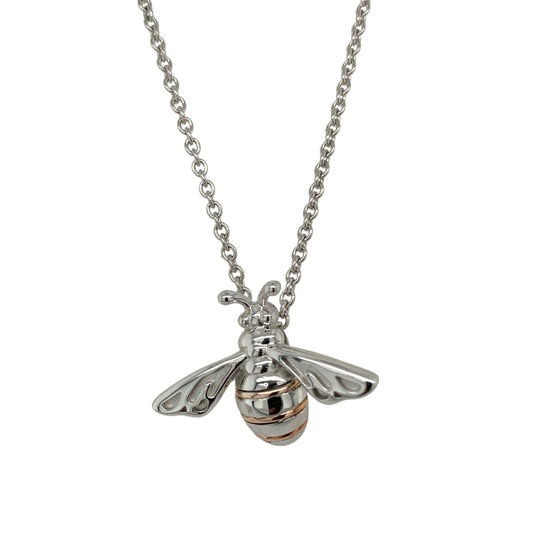 925 Silver Clogau Honey Bee 20" - 24" Necklace