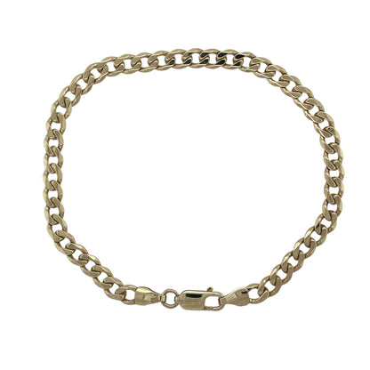9ct Gold 7.5" Curb Bracelet