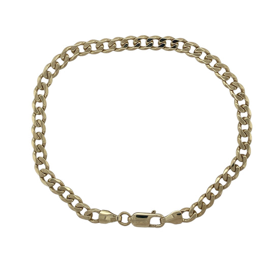 9ct Gold 7.5" Curb Bracelet