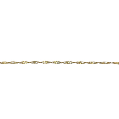 9ct Gold 30" Singapore Chain