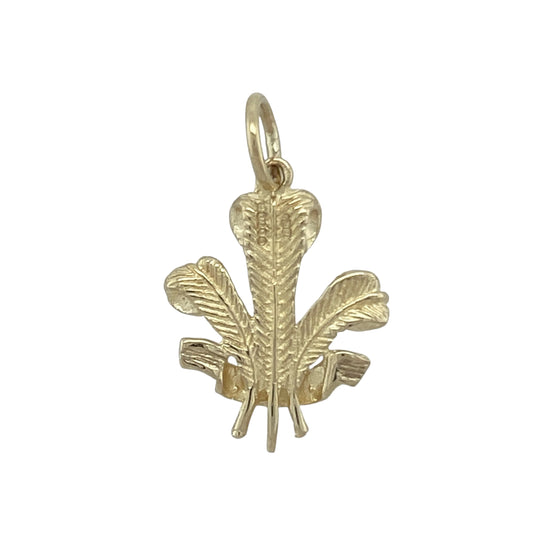 Bring heritage pride and timeless style to your collection with this pre-owned 9ct yellow gold Welsh Three Feathers pendant—a meaningful piece symbolising unity and tradition.

Design: The pendant features the iconic Welsh Three Feathers emblem, detailed with polished finishes that highlight its symbolic design.
Material: Made from 9-carat yellow gold, the polished surface enhances the intricate engraving and warm golden tones.
