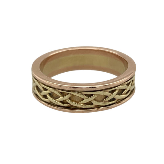 9ct Gold Clogau Celtic Weave Band Ring