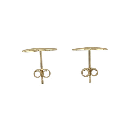 9ct Gold Infinity Symbol Stud Earrings