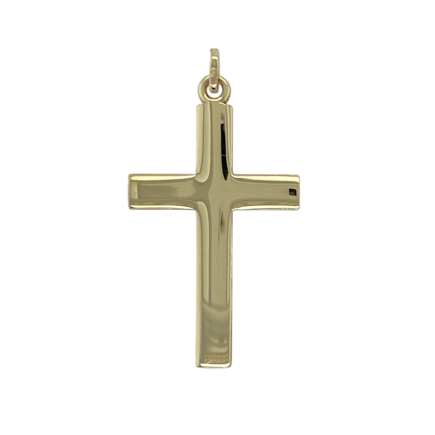 9ct Gold Plain Cross Pendant