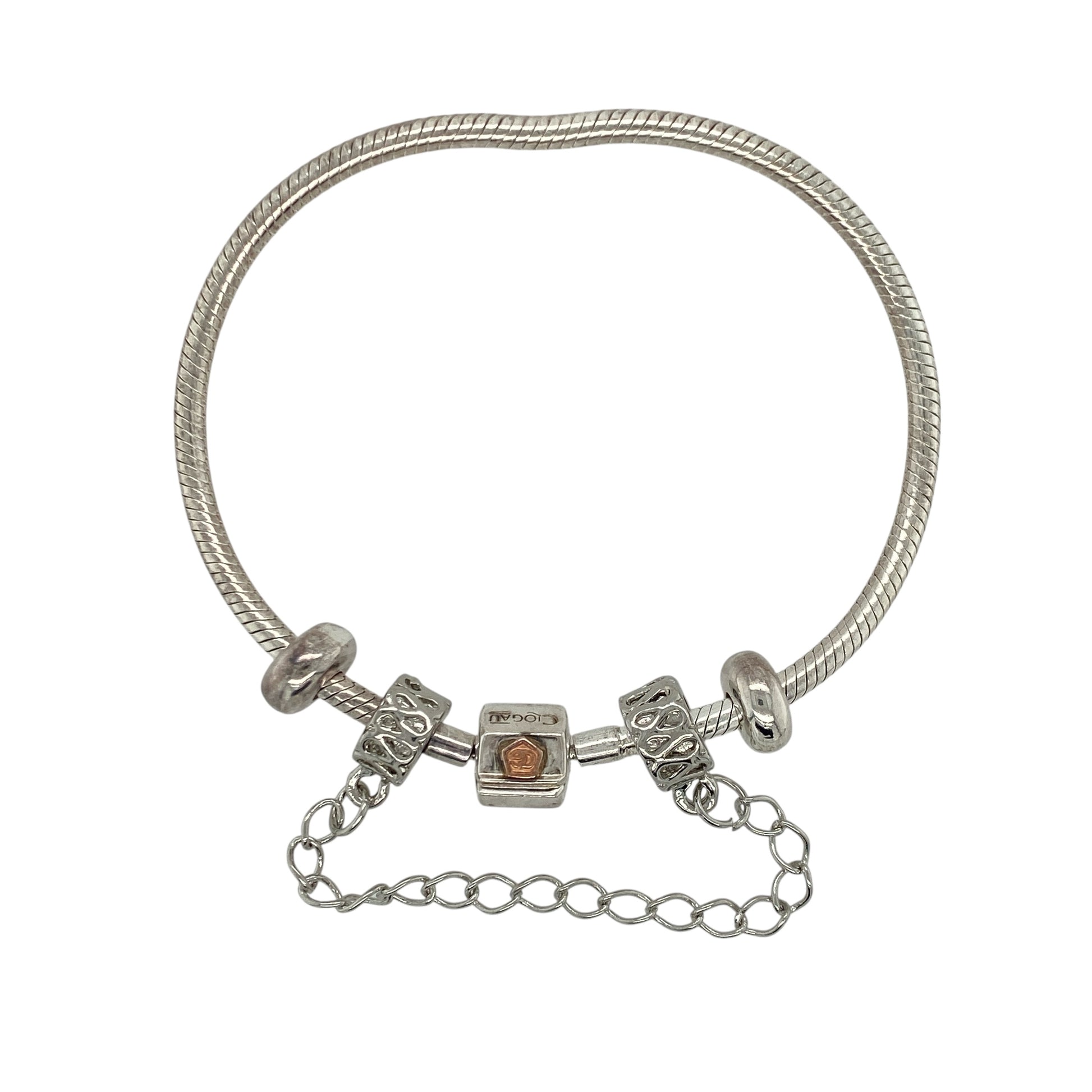 925 Silver Clogau 7" Charm Bracelet