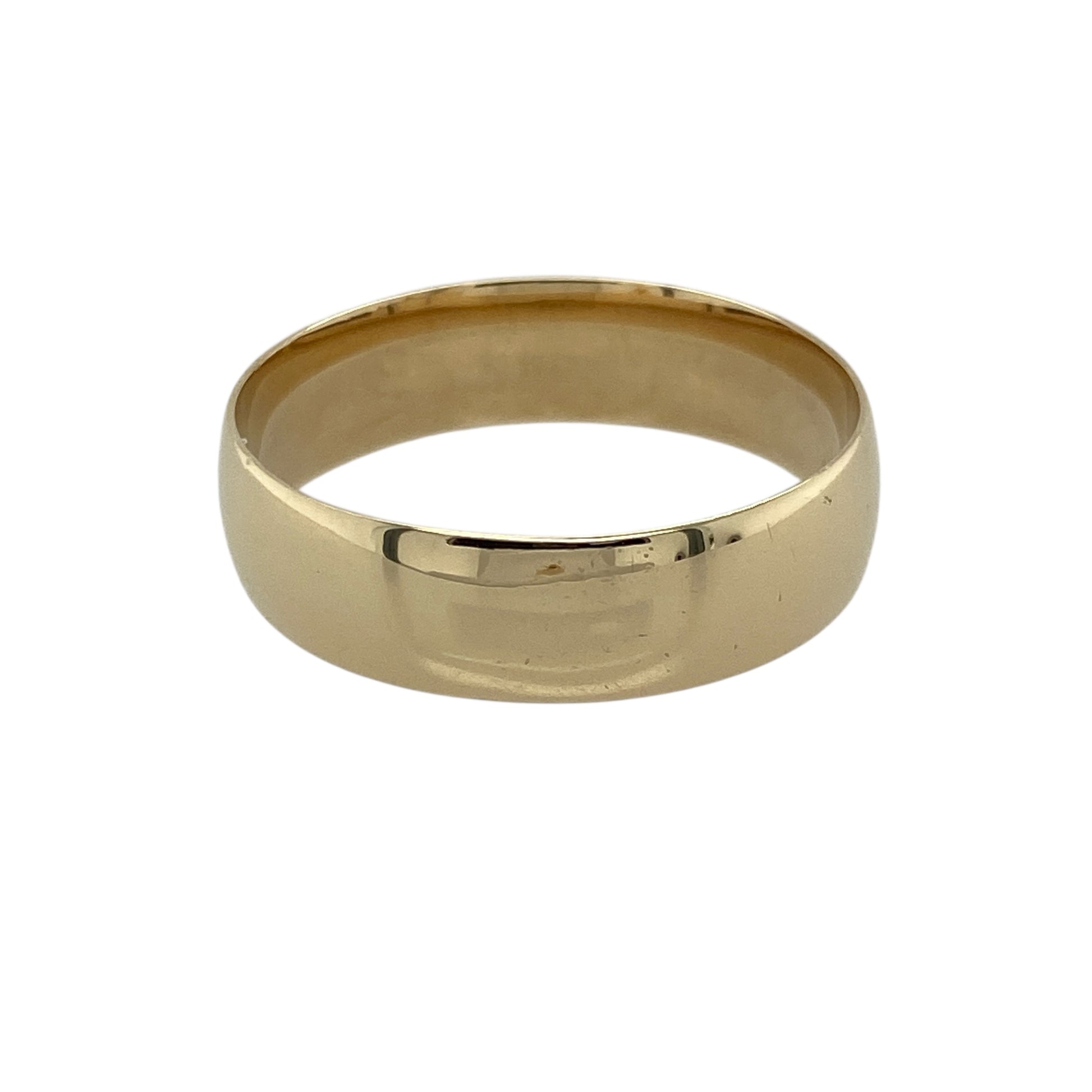 9ct Gold 6mm Wedding Band Ring
