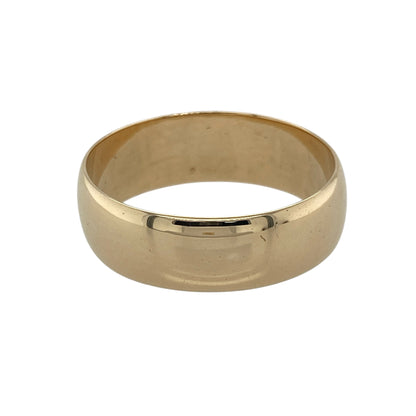 9ct Gold 8mm Wedding Band Ring