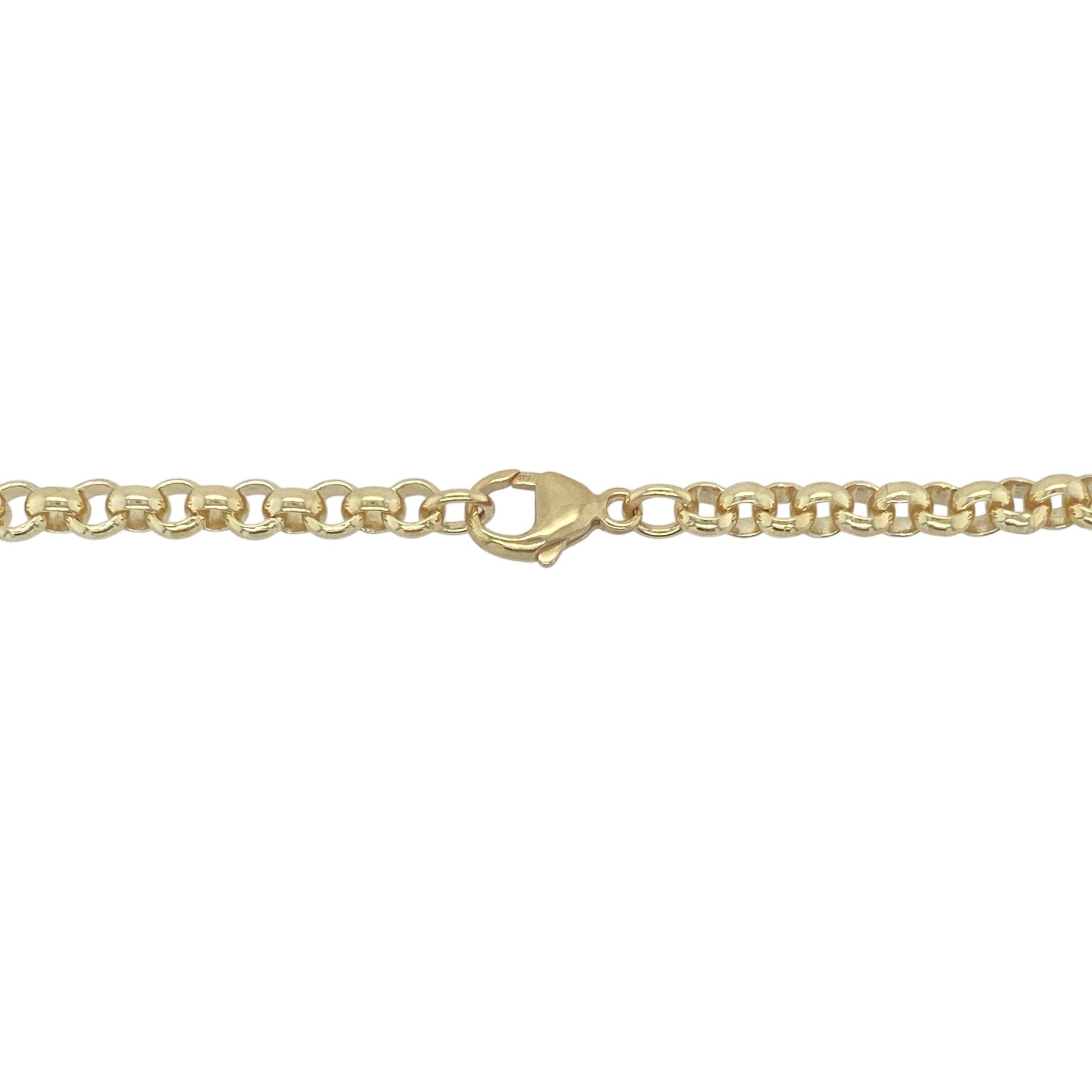 Add bold sophistication and timeless appeal to your collection with this pre-owned 9ct yellow gold belcher chain, offering a substantial look and luxurious feel—perfect for statement styling or elegant everyday wear.

Design: The chain features classic round belcher links measuring 4mm wide, creating a bold and beautifully balanced design that lies smoothly against the neckline.
Material: Made from 9-carat yellow gold, the polished finish enhances the rich golden tone and provides lasting brilliance.
