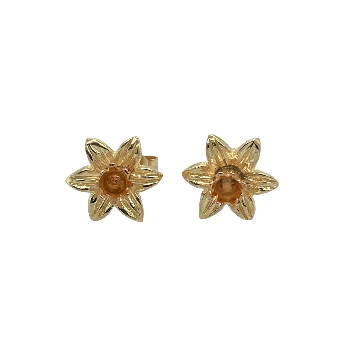 9ct Gold Clogau Daffodil Stud Earrings