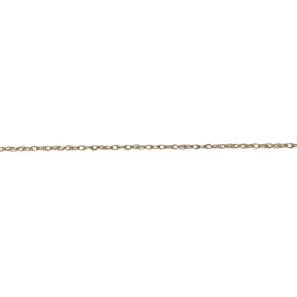 9ct Gold Diamond Set Circle 18" Necklace