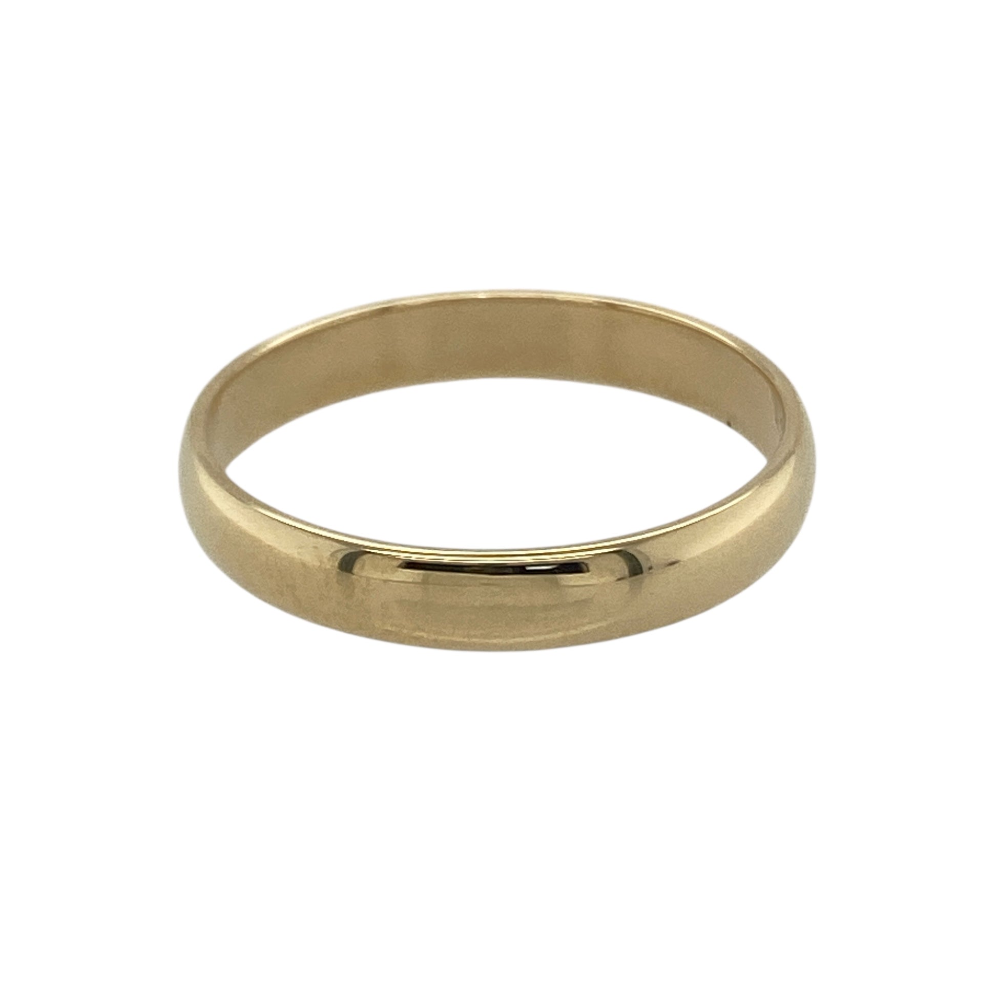 9ct Gold 3mm Wedding Band Ring