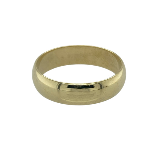 9ct Gold 5mm Wedding Band Ring