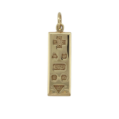 9ct Gold Ingot Pendant