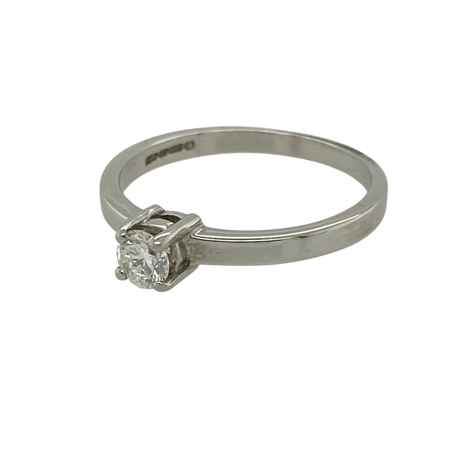 Bring refined sparkle and timeless elegance to your jewellery collection with this new 9ct white gold diamond solitaire ring — a classic piece with bright, sophisticated charm.

Design: The ring features an approximately 0.25ct brilliant-cut diamond at the centre, offering vibrant, eye-catching sparkle in a traditional solitaire style.
Material: Made from 9ct white gold, the polished finish enhances the cool, modern tone of the metal and beautifully complements the diamond’s natural brilliance.