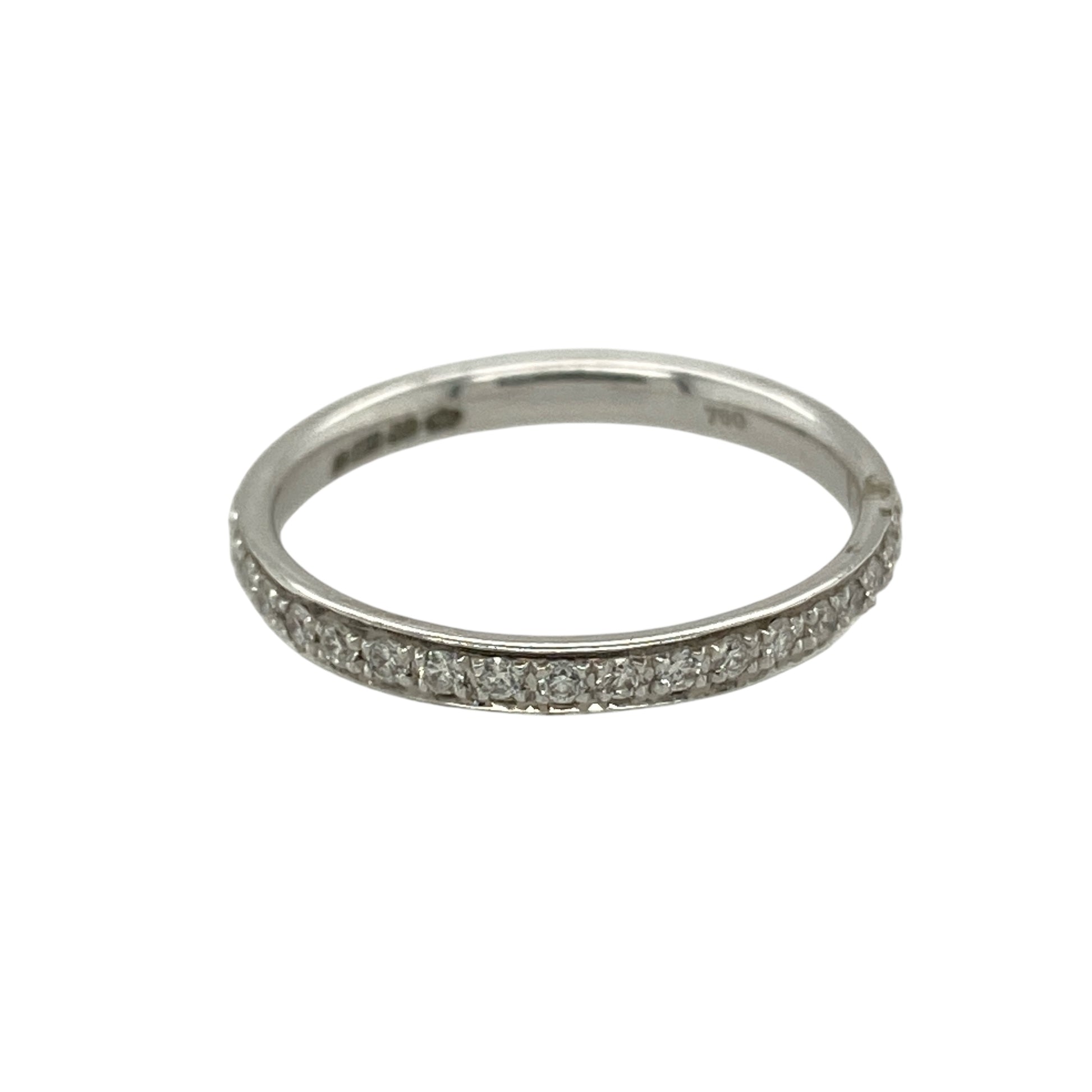 Bring timeless sparkle and refined elegance to your jewellery collection with this new 18ct white gold diamond full eternity band — a classic symbol of everlasting love and continuous brilliance.

Design: The band measures 2mm wide and features diamonds set all the way around, creating an unbroken circle of light and a beautifully balanced, elegant look.