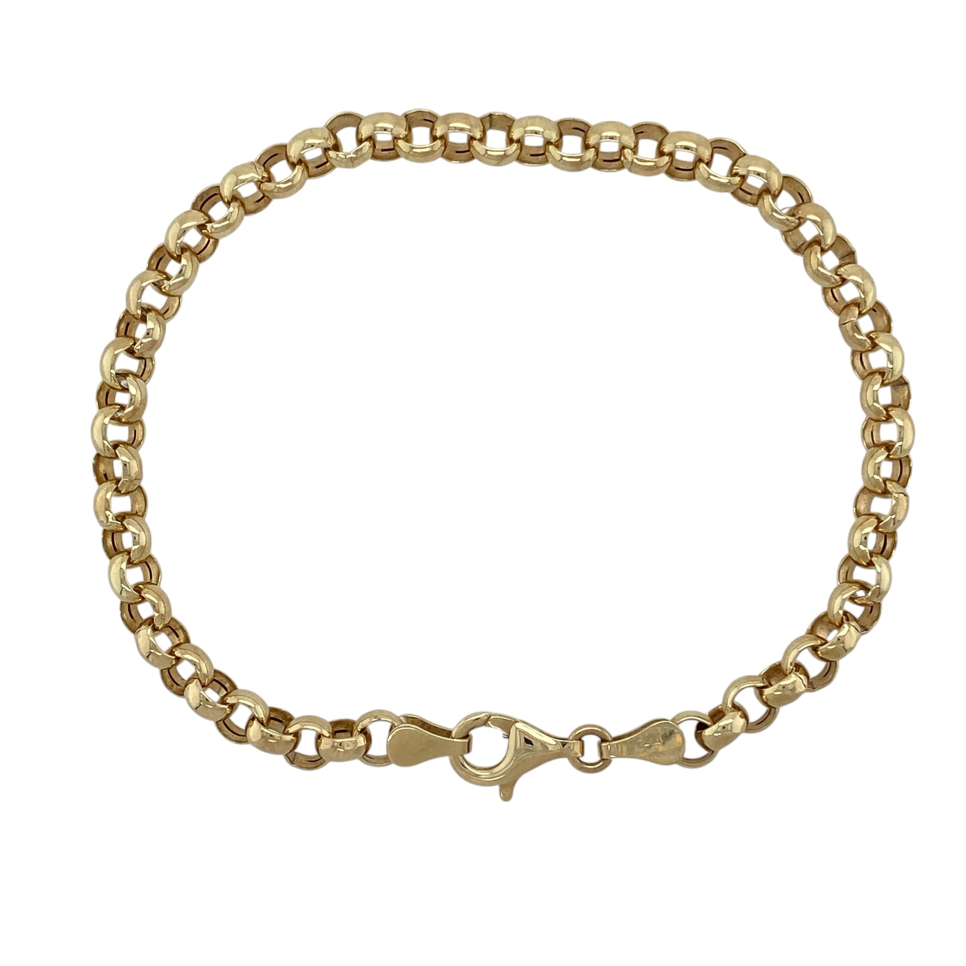 9ct Gold 7.5" Belcher Bracelet